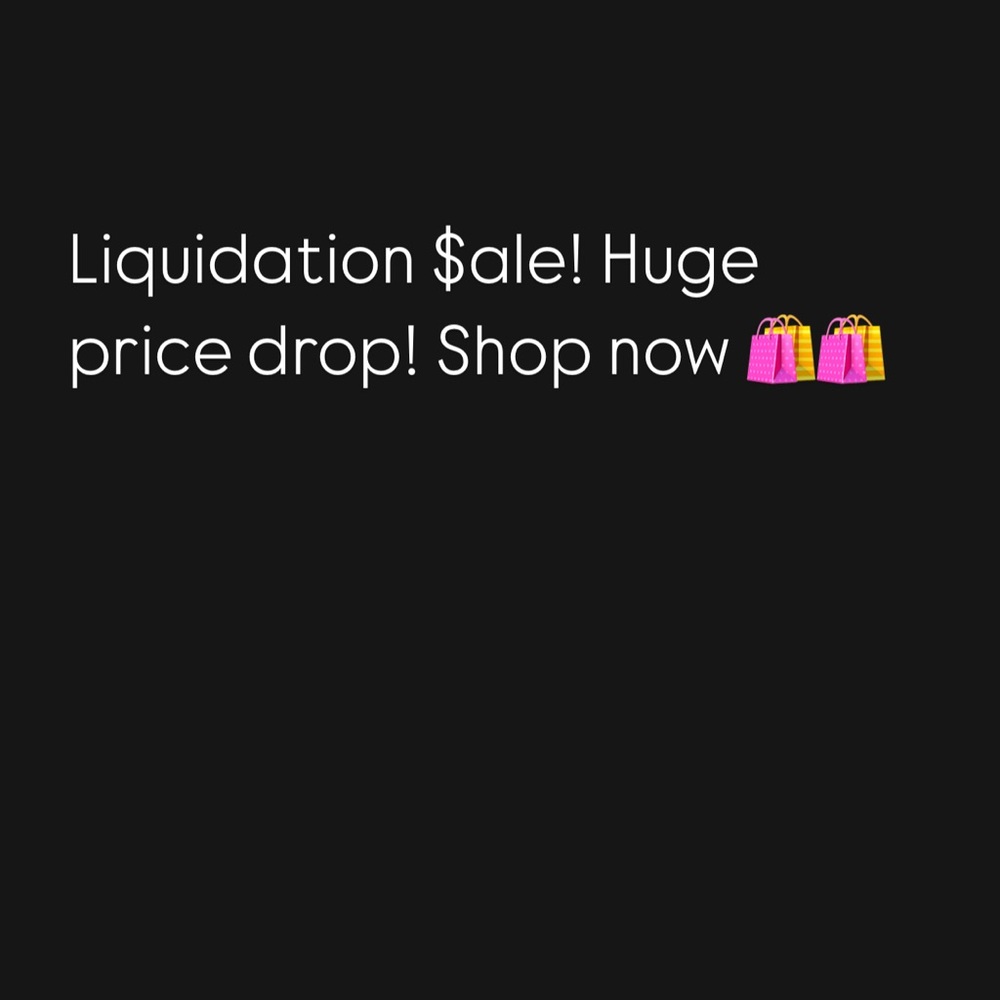 Liquidation Sale! Huge Price Drop!